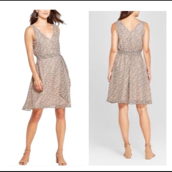 a new day Dresses & Skirts - *NEW* A New Day Tan Leopard Spot Dress